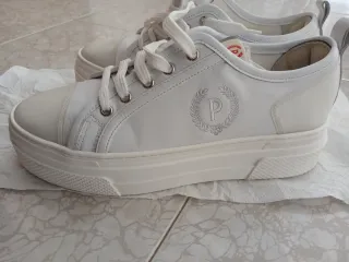 Pollini Scarpe Donna Bianche