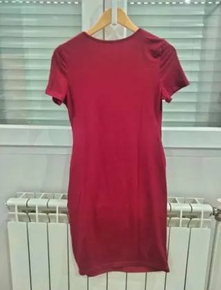 Vestido premamá divertido bebé asomando