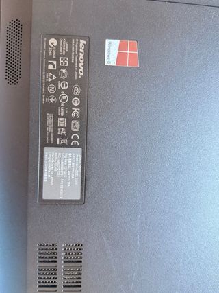 Ordenador portátil Lenovo negro