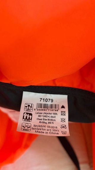 Chalecos moto de agua LALIZAS naranja