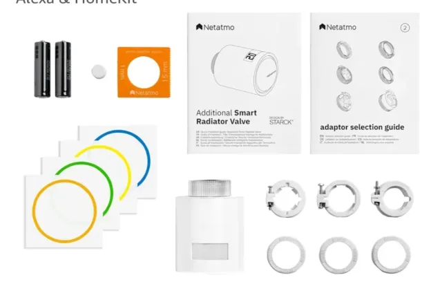 Pack 4 Cabezales Termostáticos Netatmo B1Y8380
