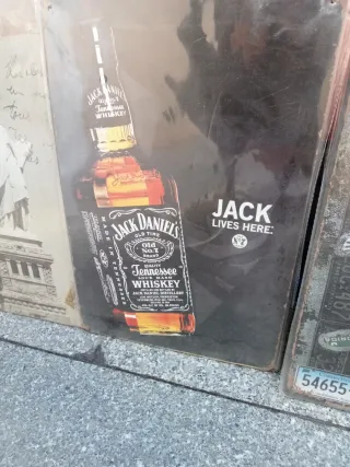 Plache metalliche decorative Jack Daniels e Liberta