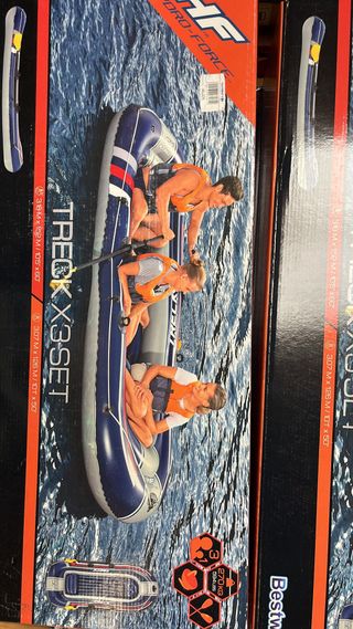 Bestway Barco Inflable Hydro-Force Treck 3personas