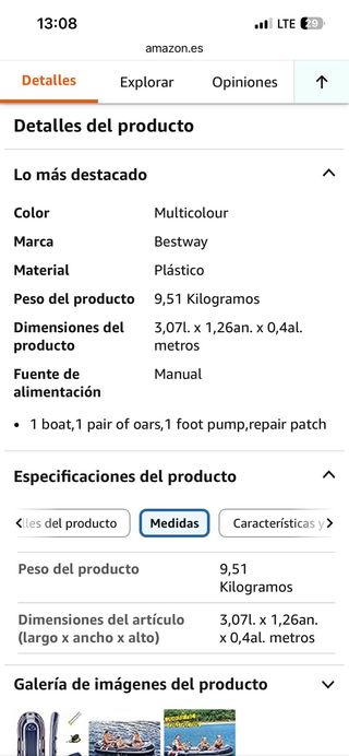 Bestway Barco Inflable Hydro-Force Treck 3personas