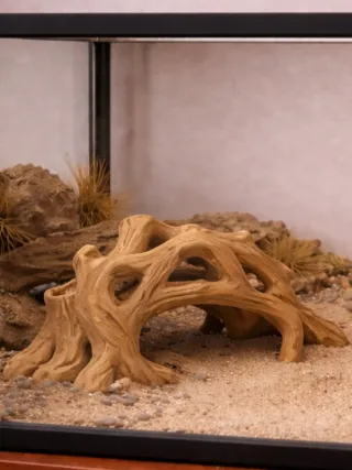 Adorno tronco para terrario