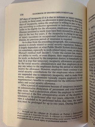 Handbook on spanish employment law