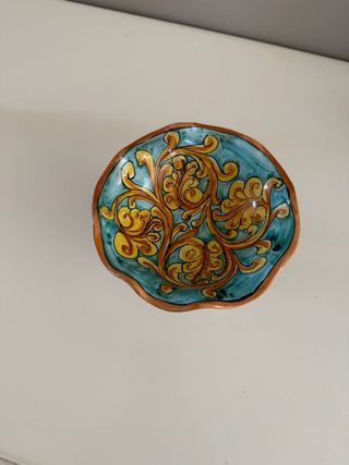 Alzata ceramica Caltagirone piccola