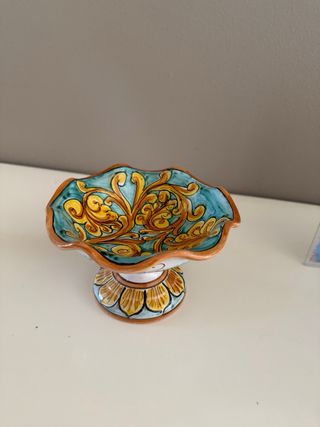 Alzata ceramica Caltagirone piccola