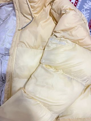 Chaqueta Columbia acolchada amarilla