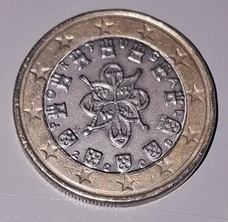 Moneda 1 Euro Portugal 2009