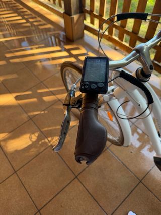 Biciclette elettriche bianche con cestino