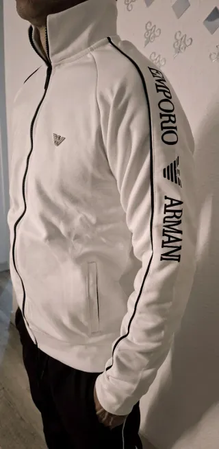 Conjunto Deportivo Emporio Armani Blanco y Negro