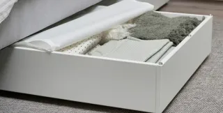 Cajón de almacenaje bajo cama