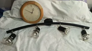 Lámpara de techo curva 4 focos