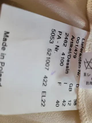 Pantalón de vestir beige mujer