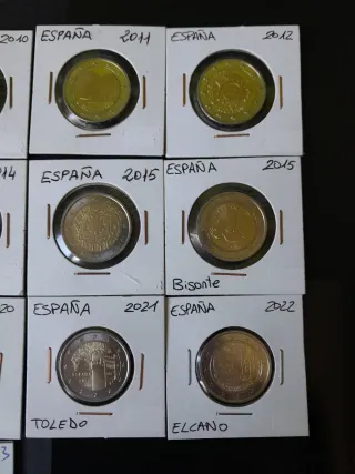 Monedas 2 Euros Conmemorativas España