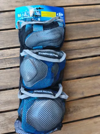 Casco+protectores+bolsa Mítical