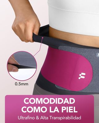 Fitomo Faja Lumbar Hombre Mujer con Almohadilla de