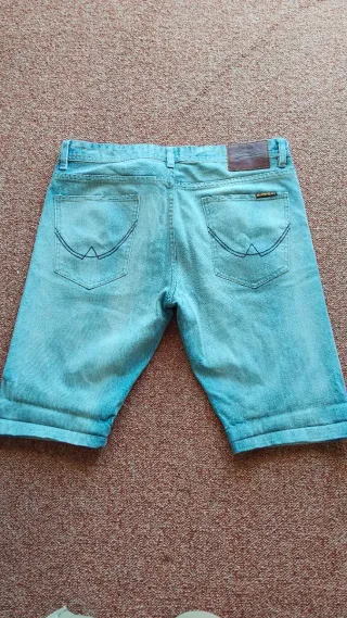 Bermuda tejana Superdry azul