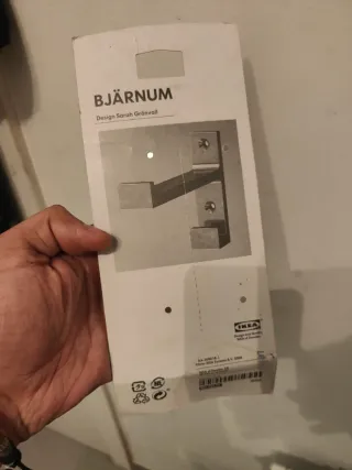 Gancio da parete in metallo Ikea Bjärnum