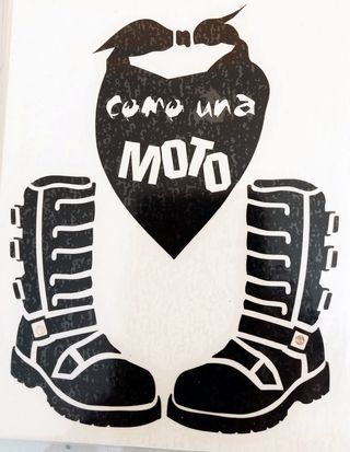 Pegatinas vinilo diseño moteros
