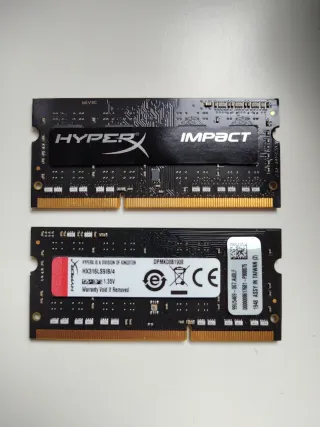 8GB (4GB×2) Ram HyperX Impact