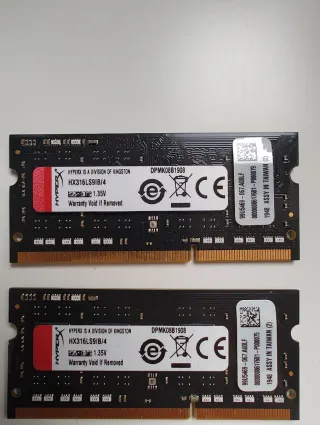 8GB (4GB×2) Ram HyperX Impact