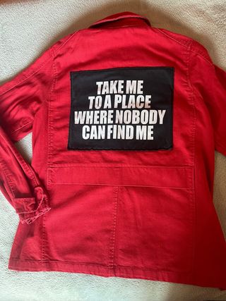 Chaqueta Roja Pull&Bear