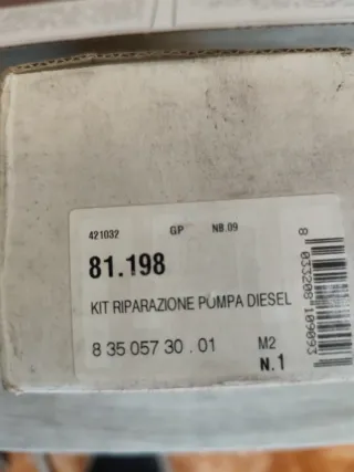 Kit Reparación Common Rail FISPA 81.198 Ford