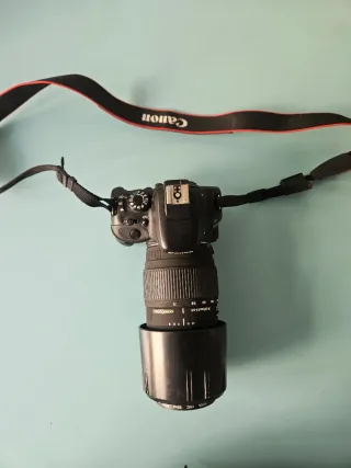 canon eos D100 + objetivo sigma 70-300mm