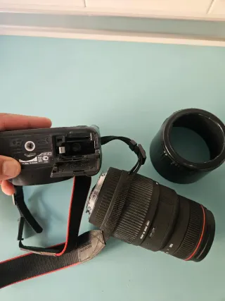 canon eos D100 + objetivo sigma 70-300mm