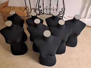 Busto de maniquí mujer con tapa