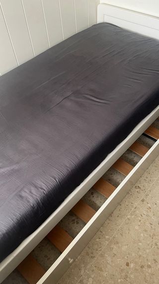 Cama nido blanca 90x190