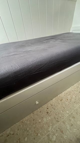 Cama nido blanca 90x190