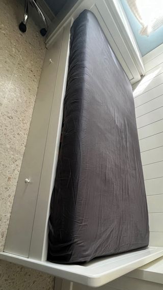 Cama nido blanca 90x190