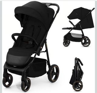 Silla de paseo Kinderkraft negra ligera