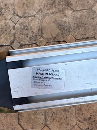 Portabicicletas Thule de techo