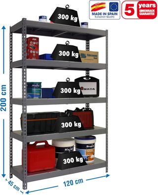 SimonRack Estantería Metálica Almacenaje, Sin Torn