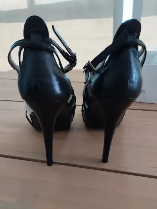 Sandalias Angari Paris Talla 39 Negras