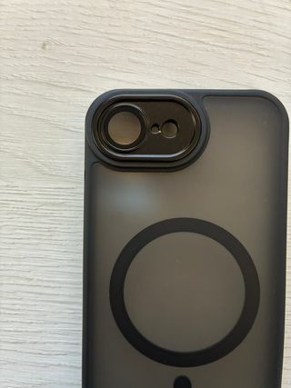 Funda iPhone 16e Negra con Protector Cámara