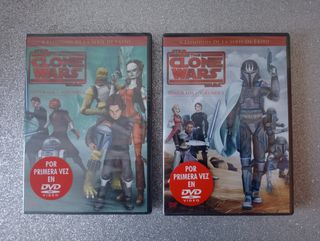 Star Wars The Clone Wars DVD Temporada 2 Vol 3 y 4