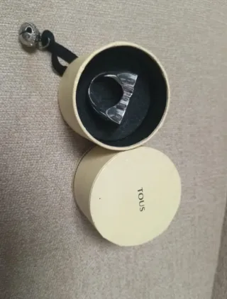 Anillo Tous Oso Grande Plata