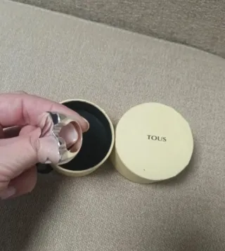 Anillo Tous Oso Grande Plata