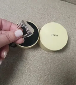 Anillo Tous Oso Grande Plata