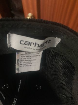 Boné Carhartt Bege e Preto