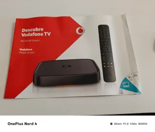 Decodificador Sagecom STB Vodafone en su caja