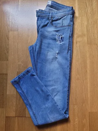 Vaqueros skinny Springfield azules