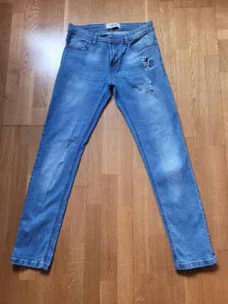 Vaqueros skinny Springfield azules