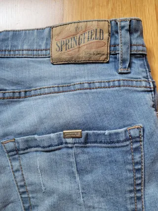 Vaqueros skinny Springfield azules