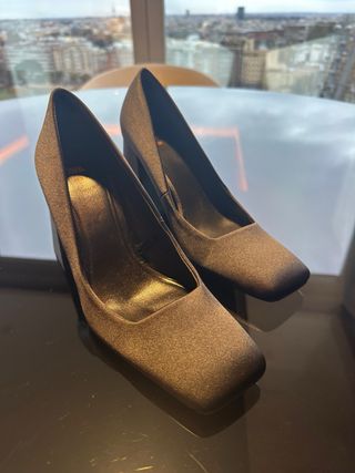 Zapatos tacón Zara Talla 38 Elegantes y Cómodos